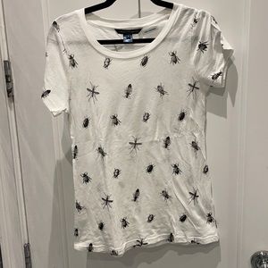 French connection white tshirt